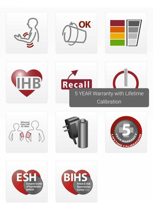 Otomatik Tansiyon Aleti Manşon Algılama Hipertansiyon Risk Göstergesi Tek Tuşla Otomatik Ölçüm