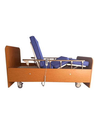 2 Motorlu Elektrikli Ahşap Hasta Karyolası