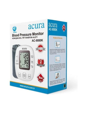 Acura AC-9080K Türkçe Konuşan Koldan Tam Otomatik Tansiyon Aleti Çanta Hediyeli