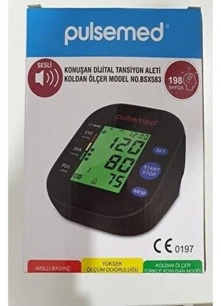 Pulsemed BSX583 Konuşan Dijital Tansiyon Aleti