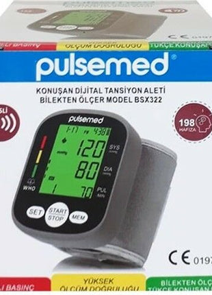 Pulsemed Konuşan Bilekten Dijital Tansiyon Aleti BSX322