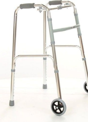 Poylin İthal Alüminyum Hareketli Tekerlekli Walker Hasta Yaşlı Yürüteci