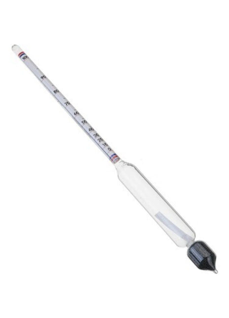 Cam Alkol-metre 0-100 Derece Arası Alkol Seviyesi Ölçer 27 Cm