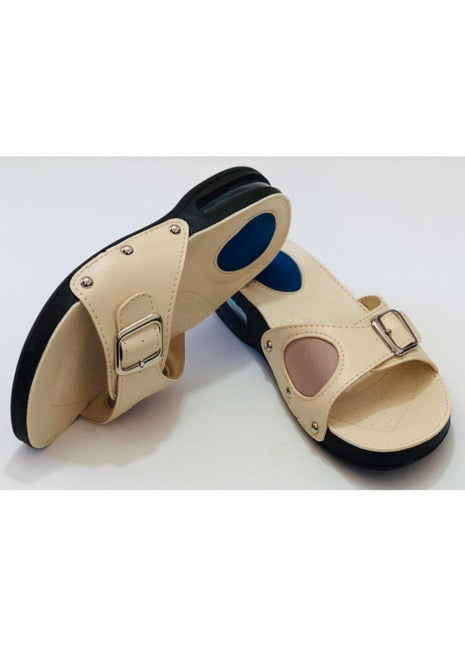 Vixen Pro Anatomik Ve Ortopedik Air Tabanlı Topuk Dikeni Ve Kemik Çıkıntısı (bunyon) Için Terlik Bej