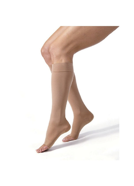 Dizaltı Burnu Açık Ccl2 Bej Varis Çorabı