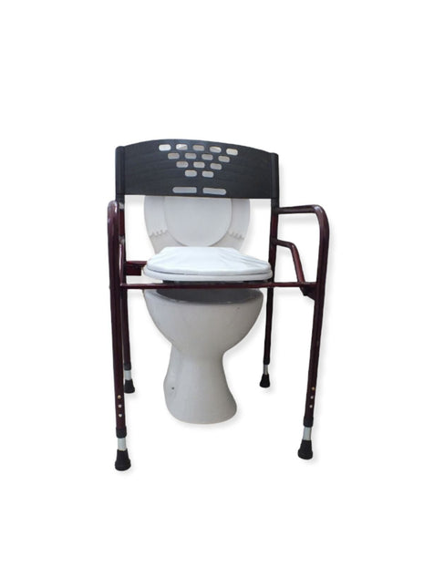 Tuvalet Sandalyesi Katlanabilir Hafif Tuvalet Yaşlılar Engelli Duş Sandalyesi Kamp Tuvalet Taburesi