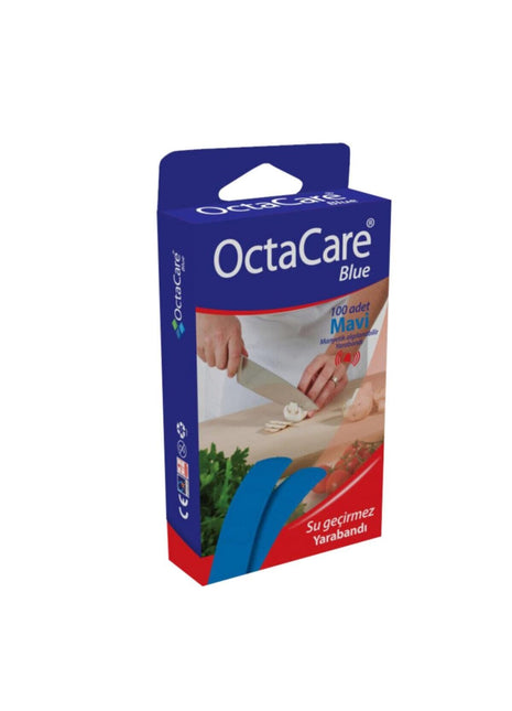 5 Paket Mavi Yara Mavi Yara Bandı Su Geçirmez Dedektör Duyarlı