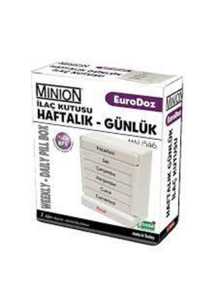 Haftalık Günlük Çekmeceli İlaç Kutusu