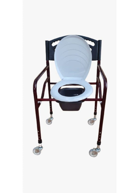 Klozetli Sandalye Tekerlekli Standart Kapaklı