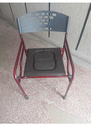 Klozet Yükseltici Hasta Tuvalet Sandalyesi Derili