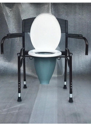 Borulu Hasta Yaşlı Tuvalet Sandalyesi Klozeti Wc Si Direk Tuvalete Klozet