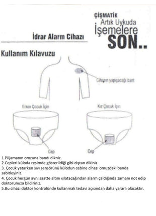 Enuresis Idrar Alarm Cihazı