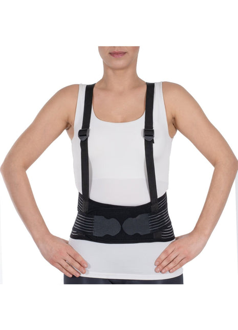 Çalışma Korse 16cm Plus (askılı) Siyah (bel Ağrılarında, Fıtık Ve Kireçlenmeler)