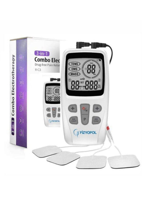 Tens Ems Masaj Cihazı Ve Kablolu Yedek Elektrod Tens 8'li