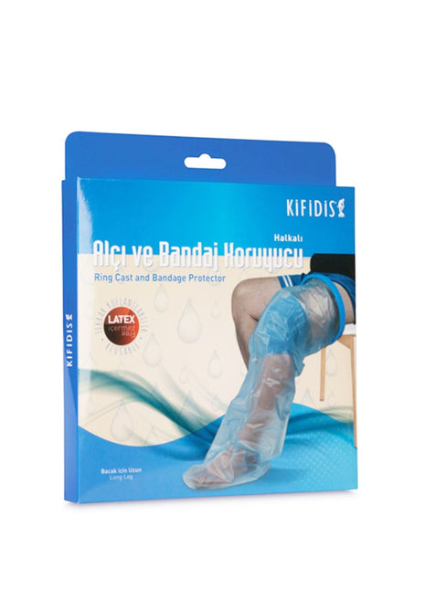 Halkalı Alçı ve Bandaj Koruyucu bacak Için Uzun