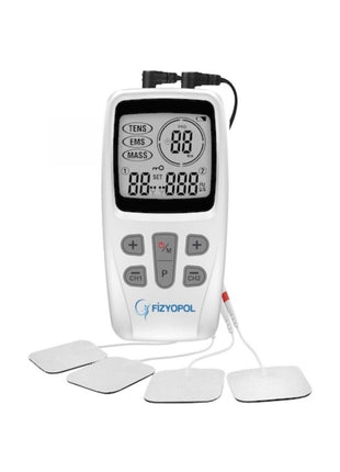 Fizyopol X-pool 2 Kanallı 3 Lü Teapi Tens Cihazı Ems Cihazı Porttatif Bataryalı 3-in-1