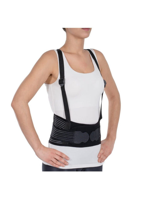 Unisex Siyah Çalışma Korsesi Bel Çevresi 90-120 cm