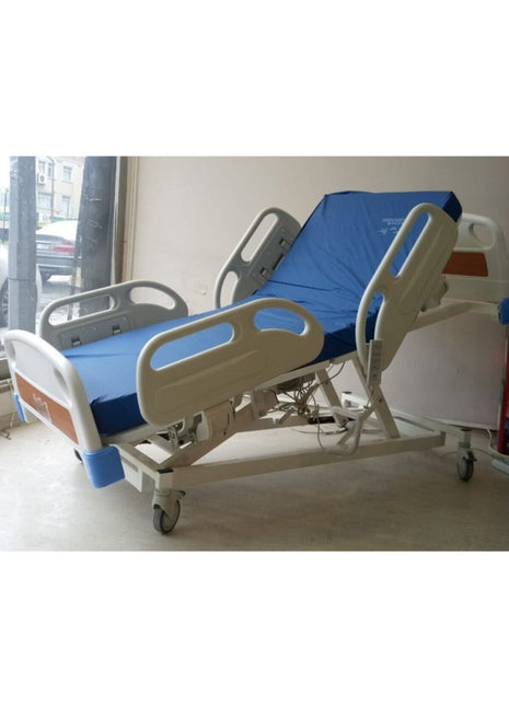 Asansörlü Dört Motorlu ABS Başlıklı Hasta Karyolası