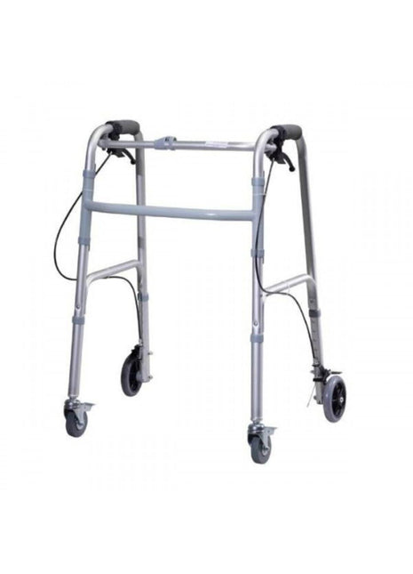 A-1022 Walker Dört Tekerlekli Frenli Katlanır Yürüteç
