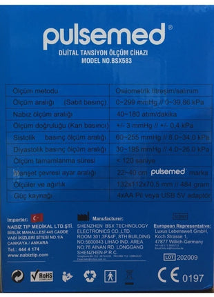 Dijital Türkçe Konuşan Koldan Tansiyon Ölçüm Cihazı