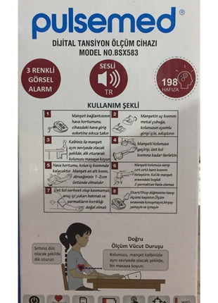 Dijital Türkçe Konuşan Koldan Tansiyon Ölçüm Cihazı
