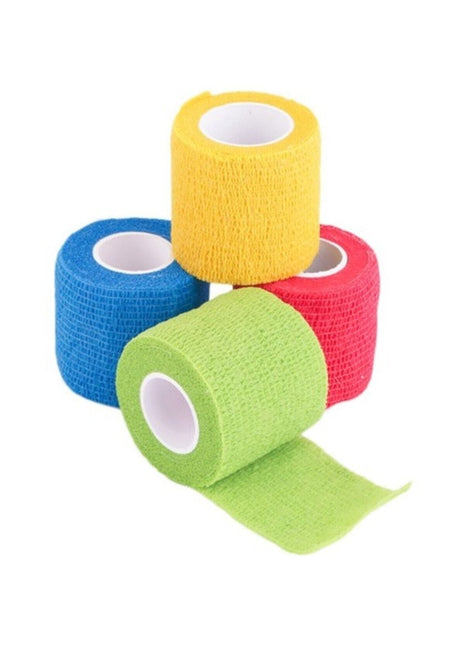 Octacare Kendinden Yapışkanlı Coban Bandaj - 7,5cmx4,5m - Mavi 1 KUTU 12 ADET