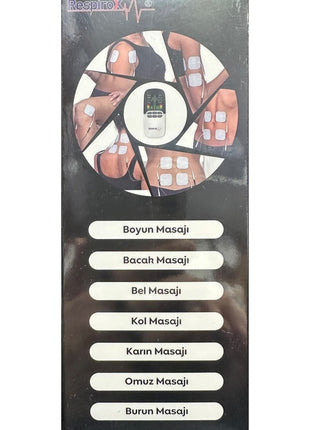 Rtc-pro Renkli Dijital Masaj Aleti Tens 8 Kanallı Şarjlı (8 Pedli)