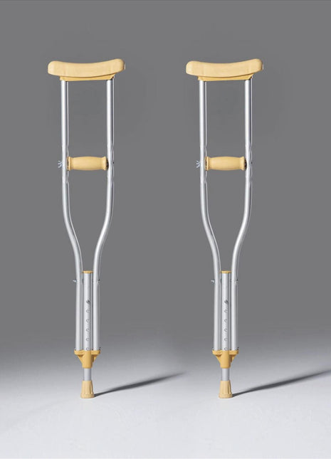 Koltuk Altı Değneği (5ÇİFT)10Adet(L 1.75-1.85 BOY)Alüminyum Pimli Boy Ayarlanabilir Yumuşak Elcik