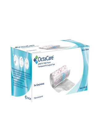 Şeffaf Pu Tıbbi Su Geçirmez Banyo Bandı 10mX15cm