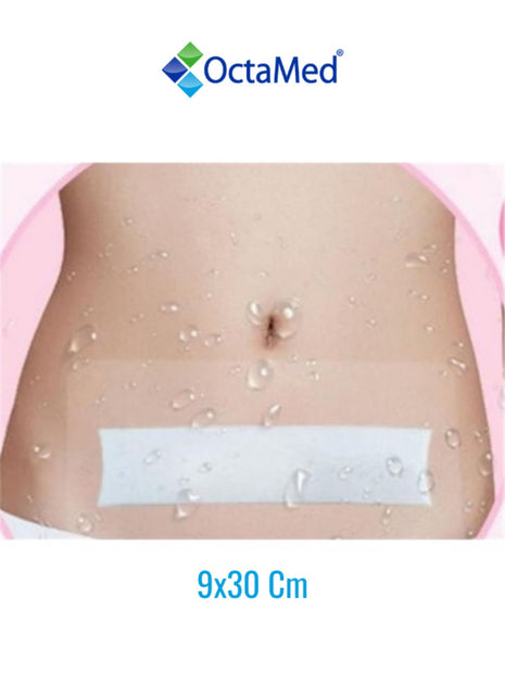 Su Geçirmez Şeffaf Pu Film Yara Örtüsü (sezeryan Bandı) Octamed 5 ADET 9cmx30cm