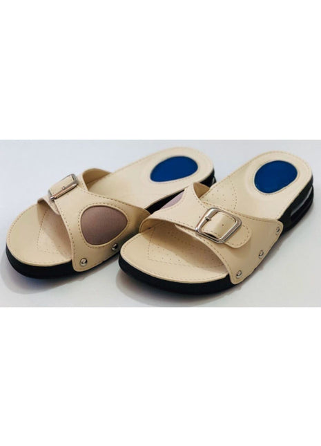 Vixen Pro Anatomik Ve Ortopedik Air Tabanlı Topuk Dikeni Ve Kemik Çıkıntısı (bunyon) Için Terlik Bej