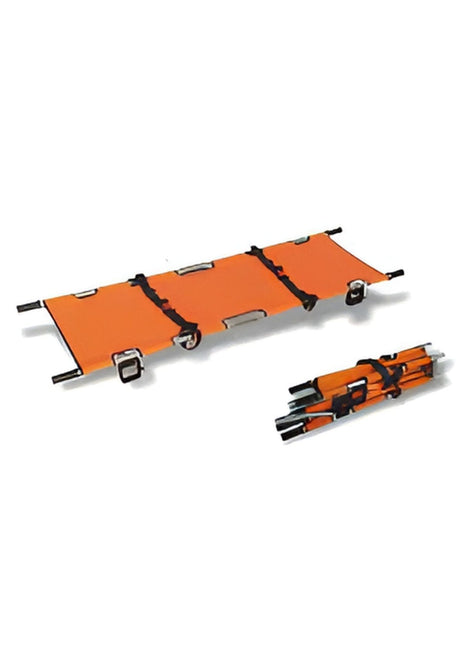 4'e Katlanabilir Hastane Sedyesi Hasta Taşıma Sedyesi Acil Sedyesi Iş Sağlığı Sedyesi Pole Sedye