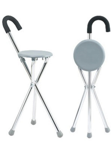 Oturaklı Alüminyum Medikal Baston