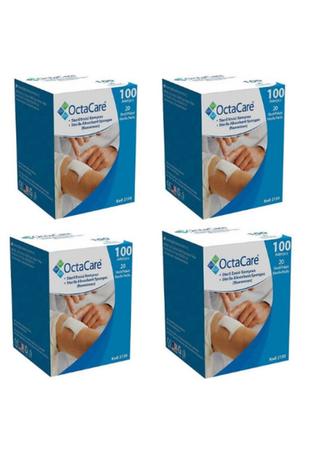Octacare Steril Emici Kompres Gazlı Bez 7,5x7,5cm 400 Adet