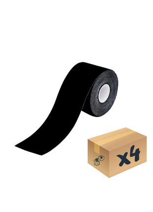Vzn Kinesio Sport Tape – Sporcu Ağrı Bandı 5m X 5cm Siyah 4 Adet
