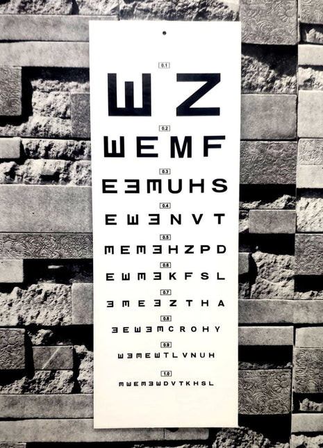 Göz Eşeli Işıksız - Snellen Eşeli - Karton