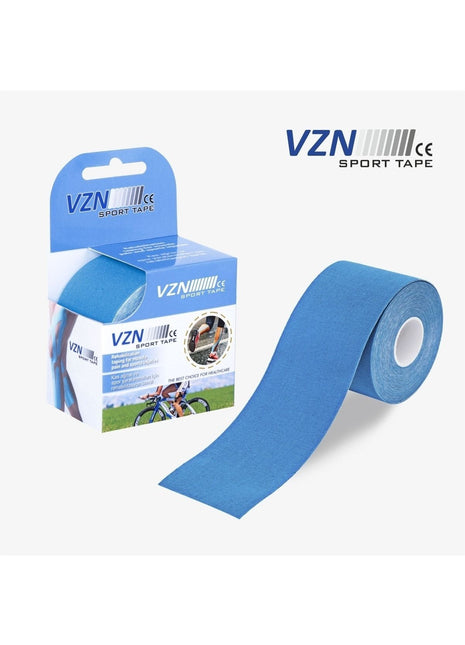 Vzn Kinesio Sport Tape – Sporcu Ağrı Bandı 5m X 5cm Mavi 4 Adet