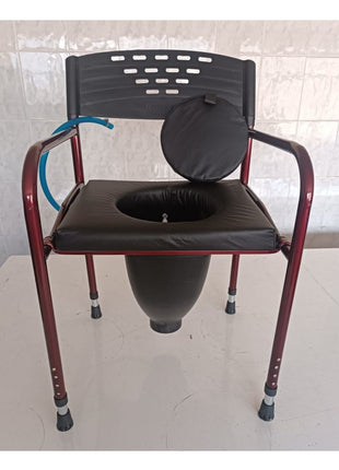 Taharet Musluklu Döşemeli Hasta Tuvaleti ( Klozet Yükseltici ) Klozetli Sandalye Tuvaletli Sandalye