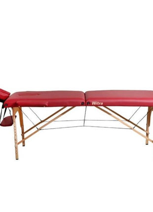 Kırmızı 2 Parçalı Katlanabilir Masaj Yatağı