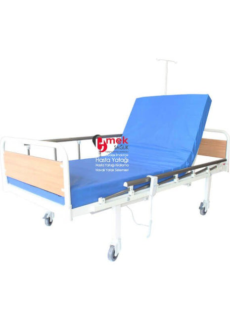 Konforlu 2 Motorlu Hasta Yatağı: Alüminyum Korkuluklu