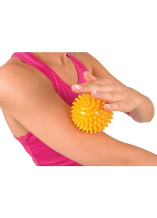 El Egzersiz Masaj Ve Duyu Topu, Yumuşak Dikenli Top Sarı Renk 8 Cm