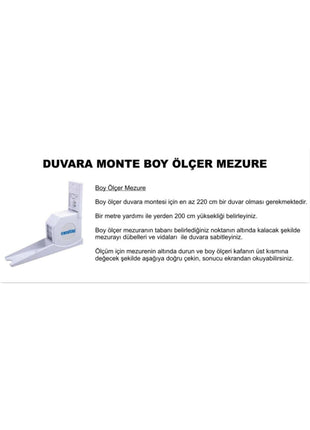 Sw-g06b High Duvara Monte Boy Ölçer