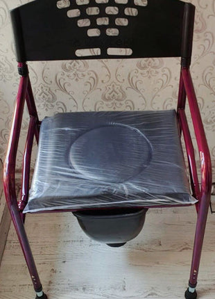 Hasta Sandalyesi Deri Döşemeli Klozet Plastik Hunili Direk Wc Alaturka Tuvalet Üzerine Uygun