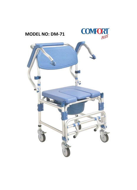 Banyo Ve Tuvalet Özellikli Tekerlekli Sandalye