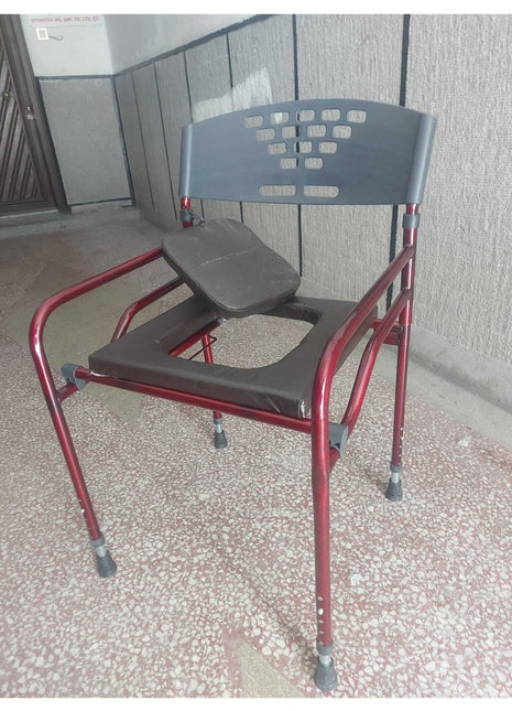 Klozet Yükseltici Hasta Tuvalet Sandalyesi Derili