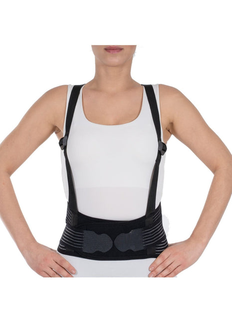 Çalışma Korse 16cm Plus (askılı) Siyah (bel Ağrılarında, Fıtık Ve Kireçlenmeler)