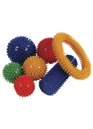 El Egzersiz Masaj Ve Duyu Topu, Yumuşak Dikenli Halka Sarı Renk 15 Cm