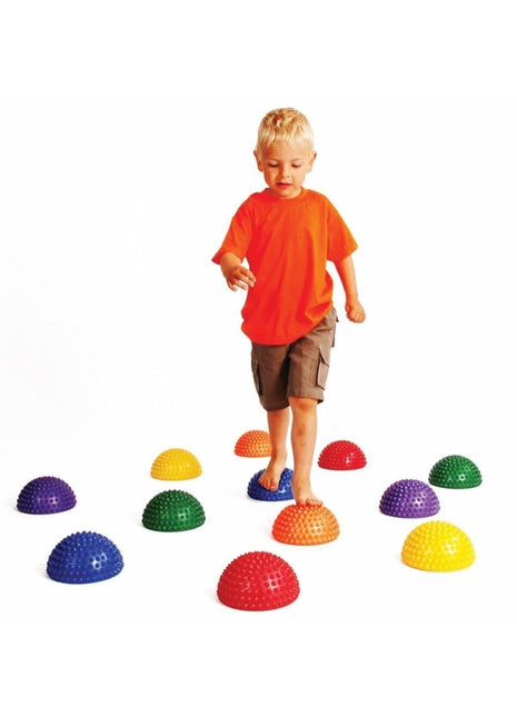 Duyu Denge Nehir Taşlarıdikenli Duyusal Denge Yarım Top6 Lı Set