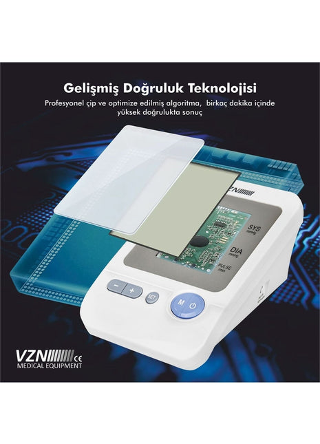 1304 Kol Tipi Koldan Ölçer Otomatik Dijital Tansiyon Aleti 5 Yıl Garantili