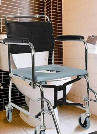 Klozetli Tekerlekli Sandalye | Tuvaletli Sandalye | Banyo Sandalyesi